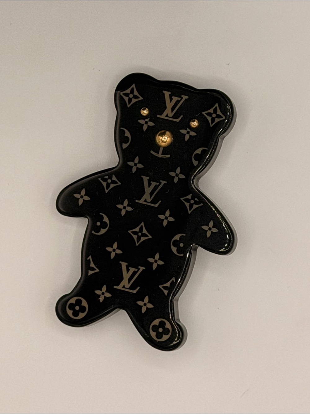 LOUIS VUITTON RARE TEDDY BEAR BROOCH  w/ COA